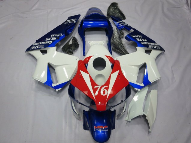 76 White and Red 2003-2004 CBR600RR Motorcycle Fairing 76 White and Red 2003-2004 CBR600RR Motorcycle Fairing