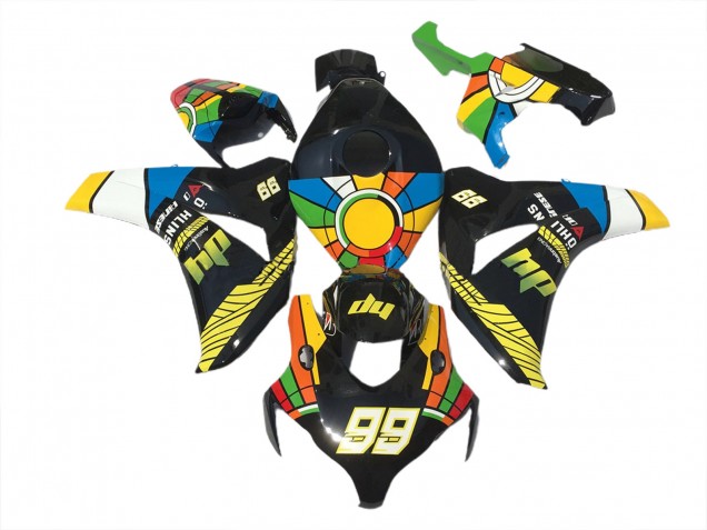 99 Multi Color 2008-2011 CBR1000RR Motorcycle Fairing 99 Multi Color 2008-2011 CBR1000RR Motorcycle Fairing