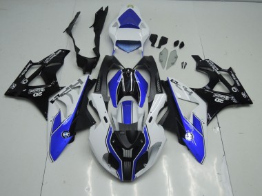 Alien Blue and White 2009-2014 S1000RR Motorcycle Fairing