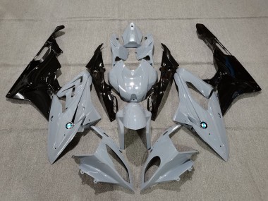 Alien Blue and White 2009-2014 S1000RR Motorcycle Fairing