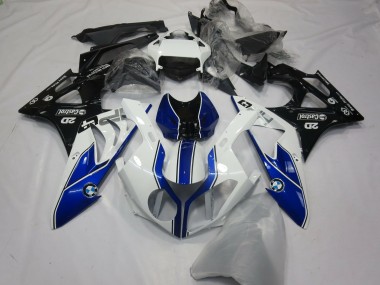 Alien Blue and White 2009-2014 S1000RR Motorcycle Fairing