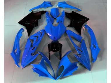 Alien Blue and White 2009-2014 S1000RR Motorcycle Fairing