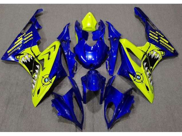 Alien Blue and White 2009-2014 S1000RR Motorcycle Fairing Alien Blue and White 2009-2014 S1000RR Motorcycle Fairing