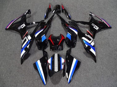 Alien Blue and White 2009-2014 S1000RR Motorcycle Fairing