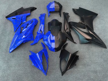 Alien Blue and White 2009-2014 S1000RR Motorcycle Fairing