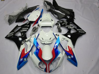 Alien Blue and White 2009-2014 S1000RR Motorcycle Fairing