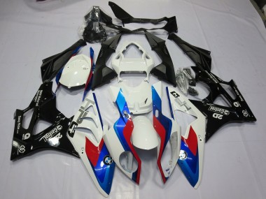 Alien Blue and White 2009-2014 S1000RR Motorcycle Fairing