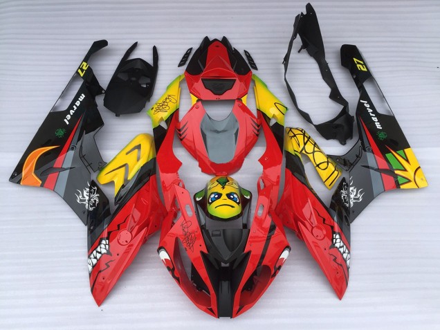 Alien Blue and White 2009-2014 S1000RR Motorcycle Fairing Alien Blue and White 2009-2014 S1000RR Motorcycle Fairing