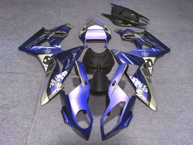 Alien Blue and White 2009-2014 S1000RR Motorcycle Fairing