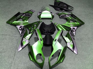 Alien Blue and White 2009-2014 S1000RR Motorcycle Fairing