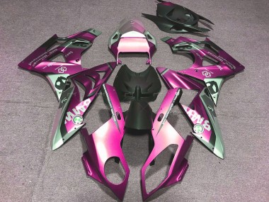 Alien Blue and White 2009-2014 S1000RR Motorcycle Fairing