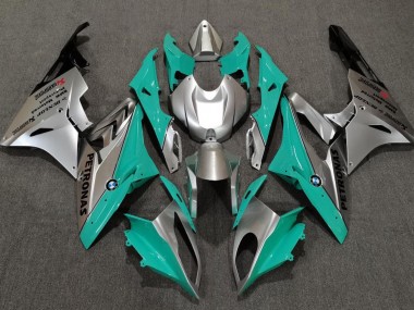 Alien Blue and White 2009-2014 S1000RR Motorcycle Fairing