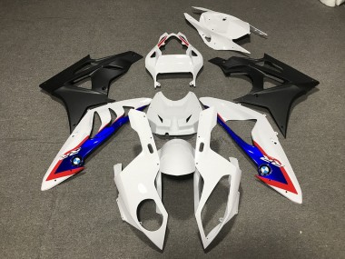 Alien Blue and White 2009-2014 S1000RR Motorcycle Fairing