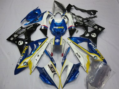 Alien Blue and White 2009-2014 S1000RR Motorcycle Fairing