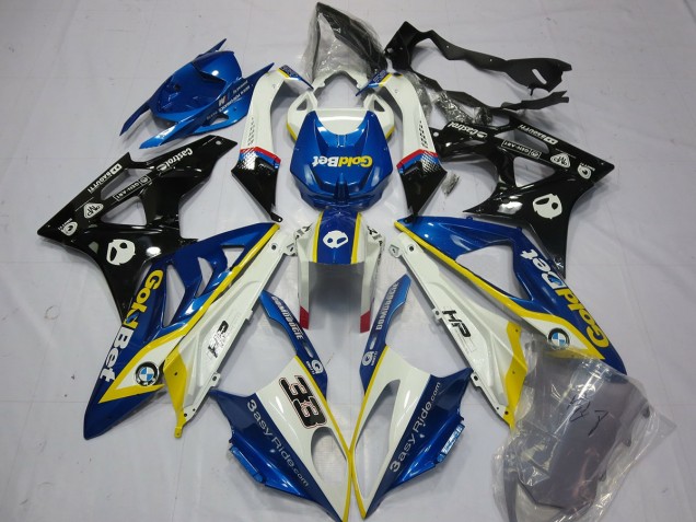 Alien Blue and White 2009-2014 S1000RR Motorcycle Fairing Alien Blue and White 2009-2014 S1000RR Motorcycle Fairing