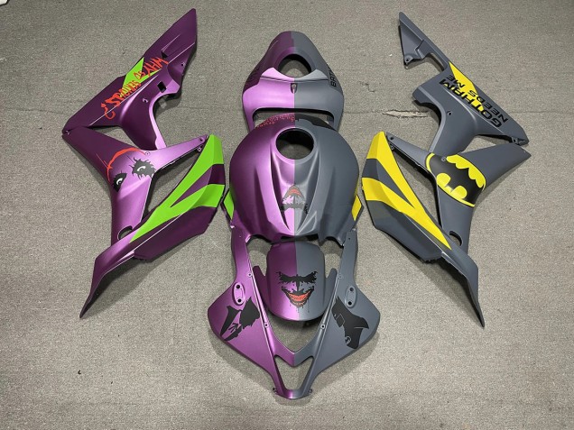 Bat Man vs Joker Matte 2007-2008 CBR600RR Motorcycle Fairing Bat Man vs Joker Matte 2007-2008 CBR600RR Motorcycle Fairing