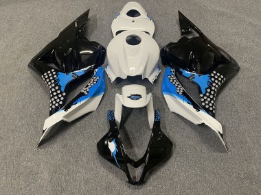 Black Blue and White 2009-2012 CBR600RR Motorcycle Fairing
