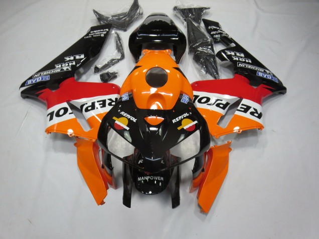 Black Bottom Repsol 2005-2006 CBR600RR Motorcycle Fairing Black Bottom Repsol 2005-2006 CBR600RR Motorcycle Fairing