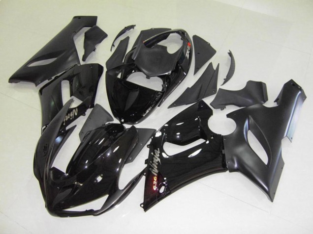 Black Gloss 2005-2006 ZX6R Motorcycle Fairing Black Gloss 2005-2006 ZX6R Motorcycle Fairing