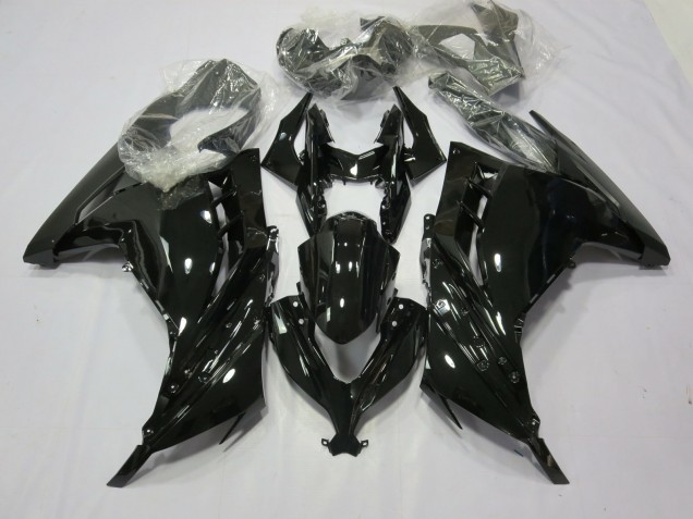 Black Gloss 2013-2018 Ninja 300 Motorcycle Fairing Black Gloss 2013-2018 Ninja 300 Motorcycle Fairing