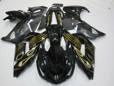 Black Gold 2006-2011 ZX14R Motorcycle Fairing