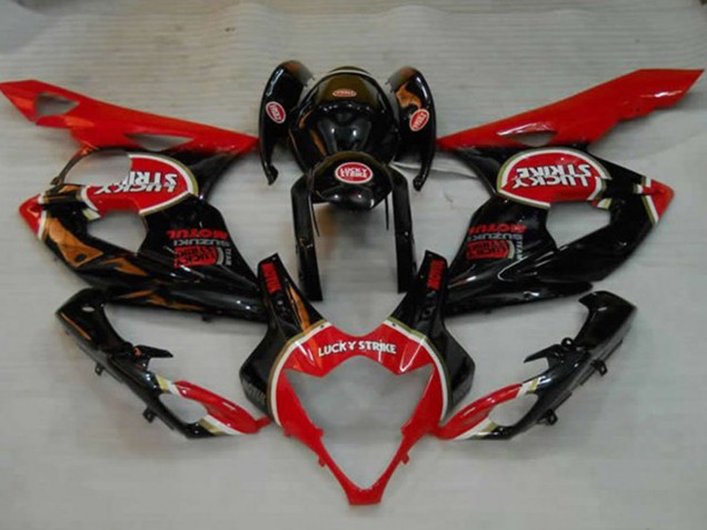 Black Lucky Strike 2005-2006 GSXR 1000 Motorcycle Fairing Black Lucky Strike 2005-2006 GSXR 1000 Motorcycle Fairing