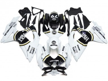 Black Lucky Strike 79 2008-2010 GSXR 600-750 Motorcycle Fairing