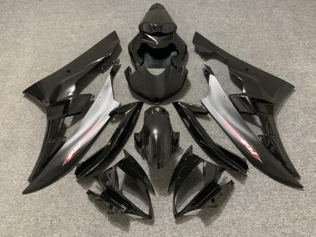Black Matte Red Pin 2006-2007 R6 Motorcycle Fairing Black Matte Red Pin 2006-2007 R6 Motorcycle Fairing