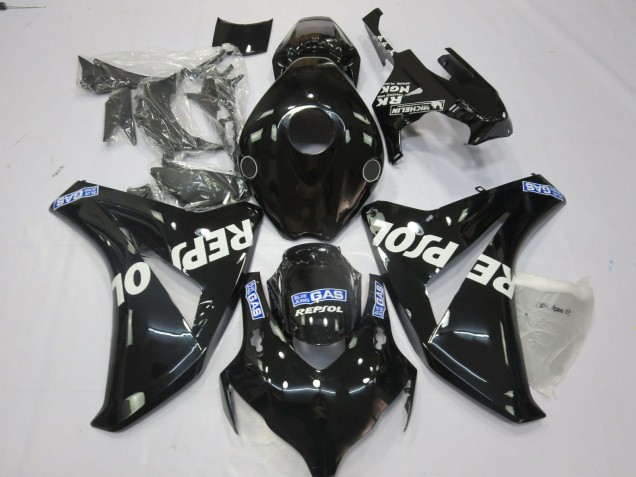 Black Repsol 2008-2011 CBR1000RR Motorcycle Fairing Black Repsol 2008-2011 CBR1000RR Motorcycle Fairing