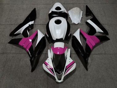 Black White and Pink 2007-2008 CBR600RR Motorcycle Fairing