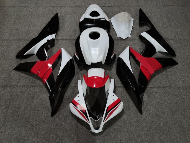 Black White and Red 2007-2008 CBR600RR Motorcycle Fairing Black White and Red 2007-2008 CBR600RR Motorcycle Fairing