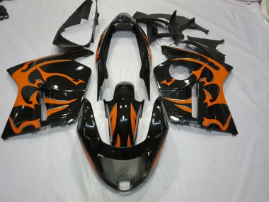 Black and Orange 1996-2007 CBR1100XX Motorcycle Fairing