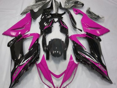 Black and Pink 2013-2018 ZX6R Motorcycle Fairing
