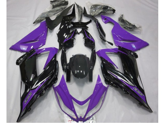 Black and Purple 2013-2018 ZX6R Motorcycle Fairing Black and Purple 2013-2018 ZX6R Motorcycle Fairing