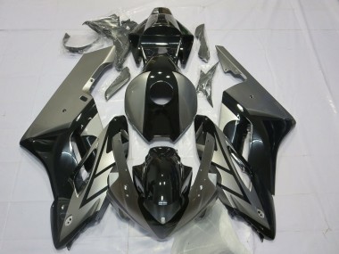 Black and Silver 2004-2005 CBR1000RR Motorcycle Fairing