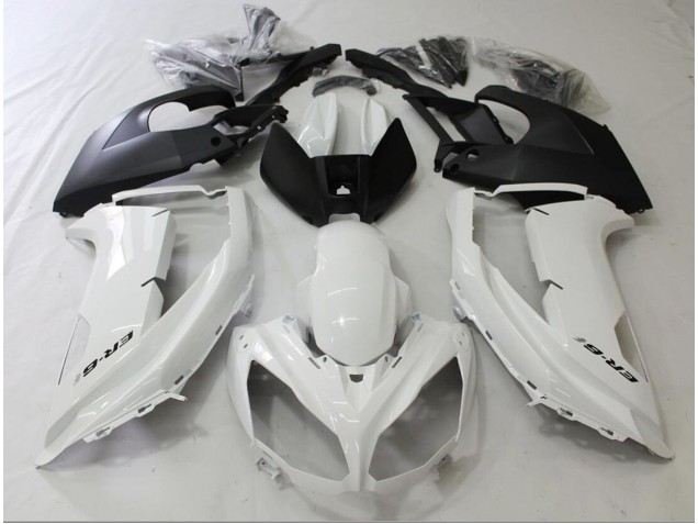 Black and White 2012-2016 Ninja 650R Motorcycle Fairing Black and White 2012-2016 Ninja 650R Motorcycle Fairing