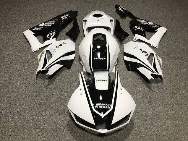 Black and White Design 2013-2023 CBR600RR Motorcycle Fairing Black and White Design 2013-2023 CBR600RR Motorcycle Fairing