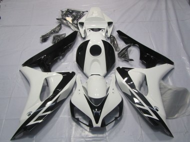 Black and White OEM Style No Decals 2006-2007 CBR1000RR Motorcycle Fairing