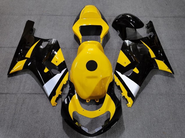 Black and Yellow 2001-2003 GSXR 600-750 Motorcycle Fairing Black and Yellow 2001-2003 GSXR 600-750 Motorcycle Fairing