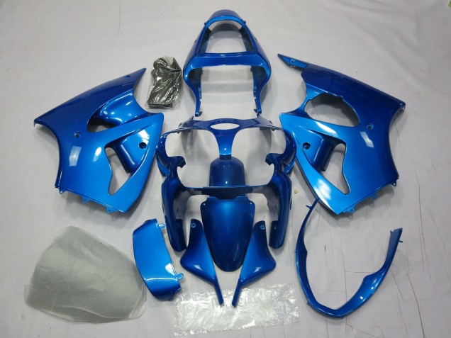 Blue 2000-2002 ZX6R Motorcycle Fairing Blue 2000-2002 ZX6R Motorcycle Fairing