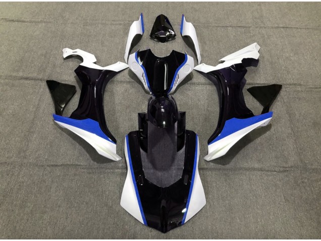 Blue Black and White 2015-2019 R1 Motorcycle Fairing Blue Black and White 2015-2019 R1 Motorcycle Fairing