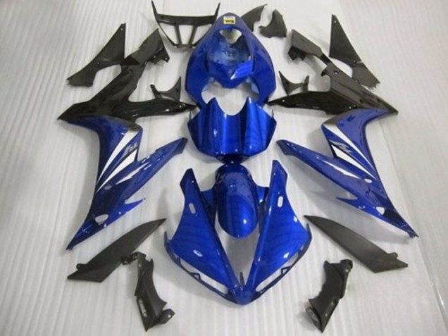 Blue Black and White Gloss Style 2004-2006 R1 Motorcycle Fairing Blue Black and White Gloss Style 2004-2006 R1 Motorcycle Fairing