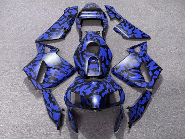 Blue Camo 2003-2004 CBR600RR Motorcycle Fairing
