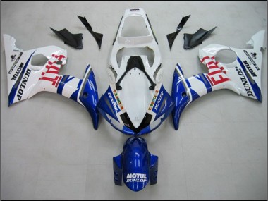 Blue Fiat 2005 R6 Motorcycle Fairing