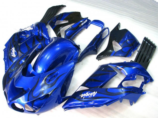Blue Flame 2006-2011 ZX14R Motorcycle Fairing Blue Flame 2006-2011 ZX14R Motorcycle Fairing