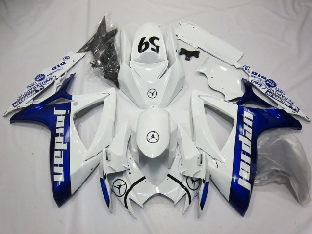 Blue Jordan 2006-2007 GSXR 600-750 Motorcycle Fairing Blue Jordan 2006-2007 GSXR 600-750 Motorcycle Fairing
