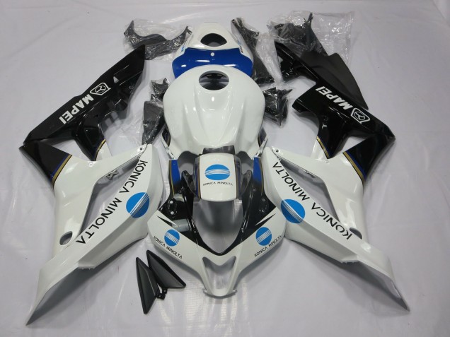 Blue KM and Black 2007-2008 CBR600RR Motorcycle Fairing Blue KM and Black 2007-2008 CBR600RR Motorcycle Fairing