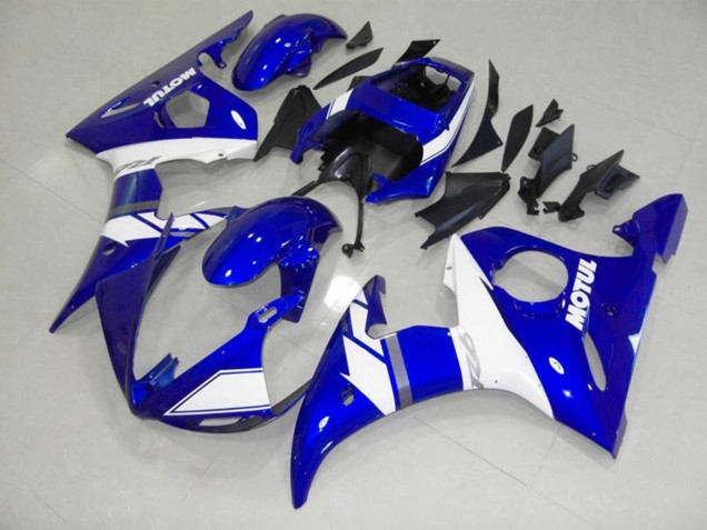 Blue Motul 2005 R6 Motorcycle Fairing Blue Motul 2005 R6 Motorcycle Fairing