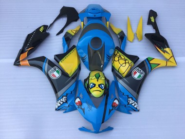 Blue Shark Teeth 2012-2016 CBR1000RR Motorcycle Fairing
