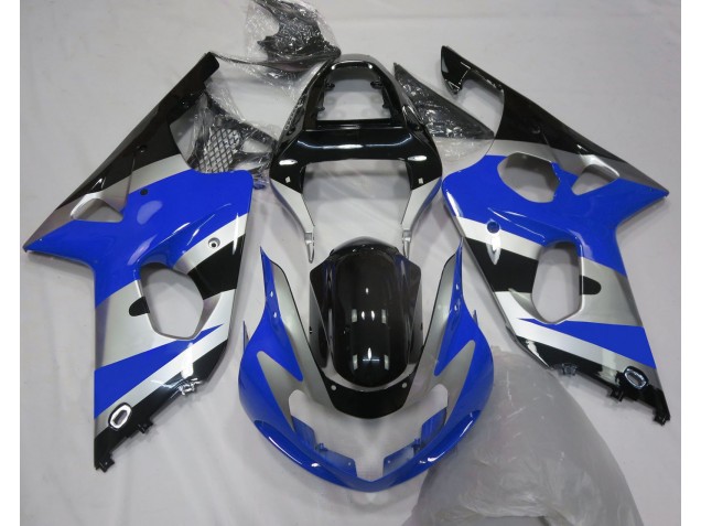 Blue Silver OEM Style 2000-2002 GSXR 1000 Motorcycle Fairing Blue Silver OEM Style 2000-2002 GSXR 1000 Motorcycle Fairing
